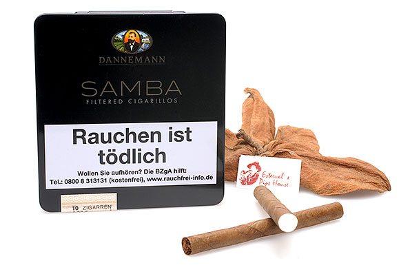 Dannemann Samba filtered 10 Cigarillos Dannemann Samba filtered 10 Cigarillos